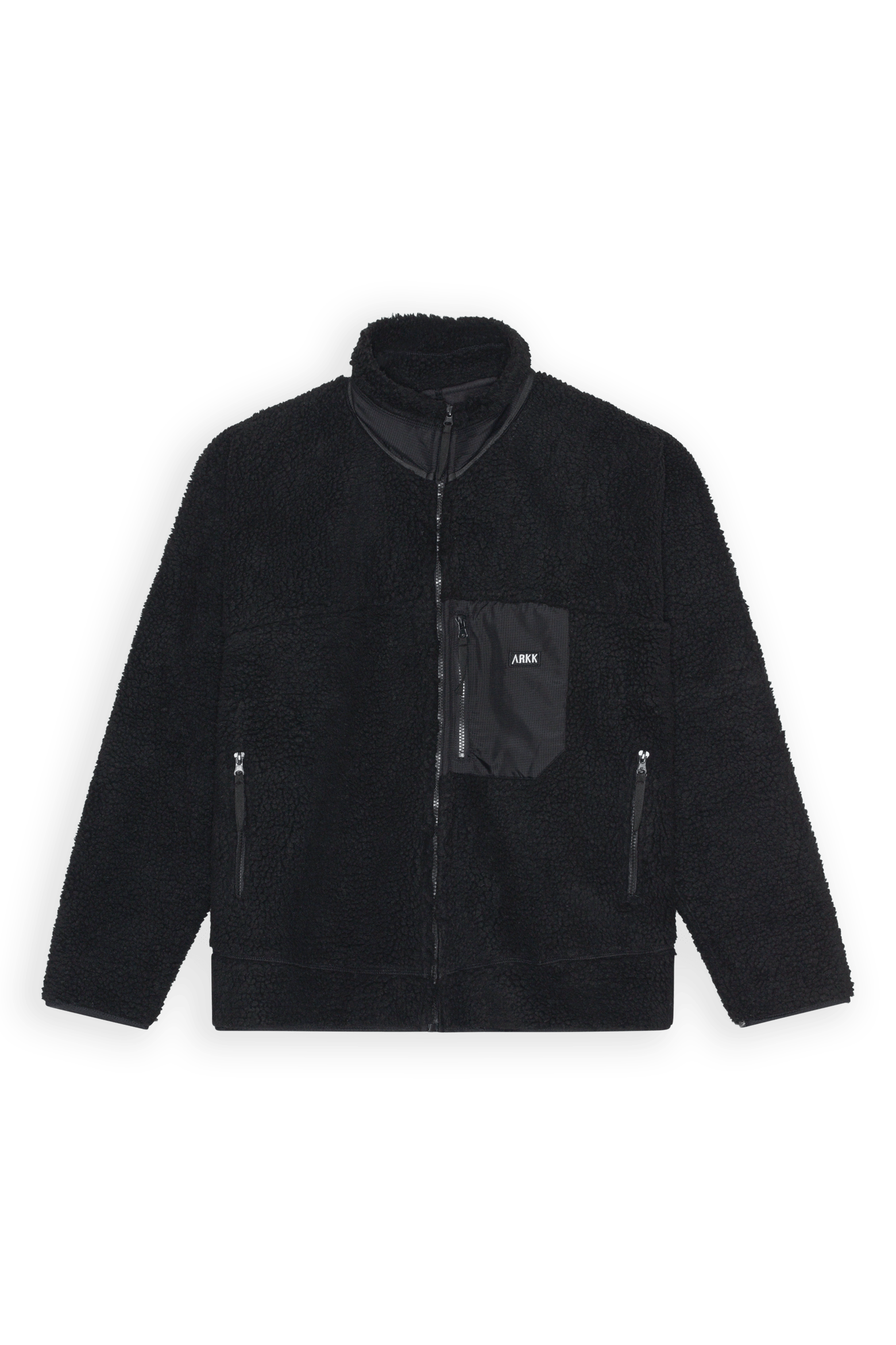 ARKK Apparel ARKK Box Logo Polar Jacket | Black Polar Jacket